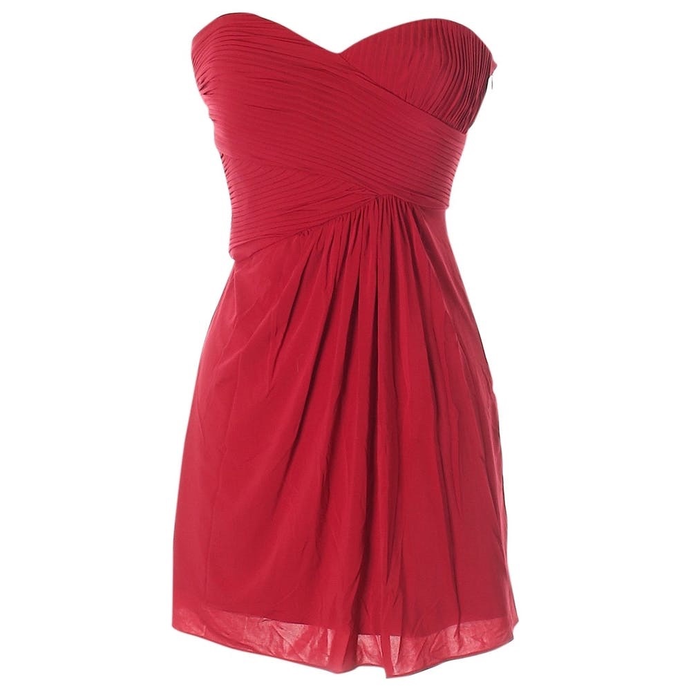 BCBGMaxAzria Strapless Sweetheart Cocktail Dress